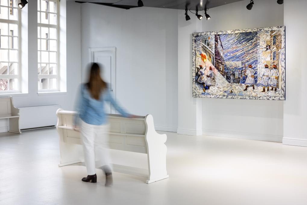 Plaines d'Abraham - Québec 1775 : enneigée et assiégée - dame dans l'exposition