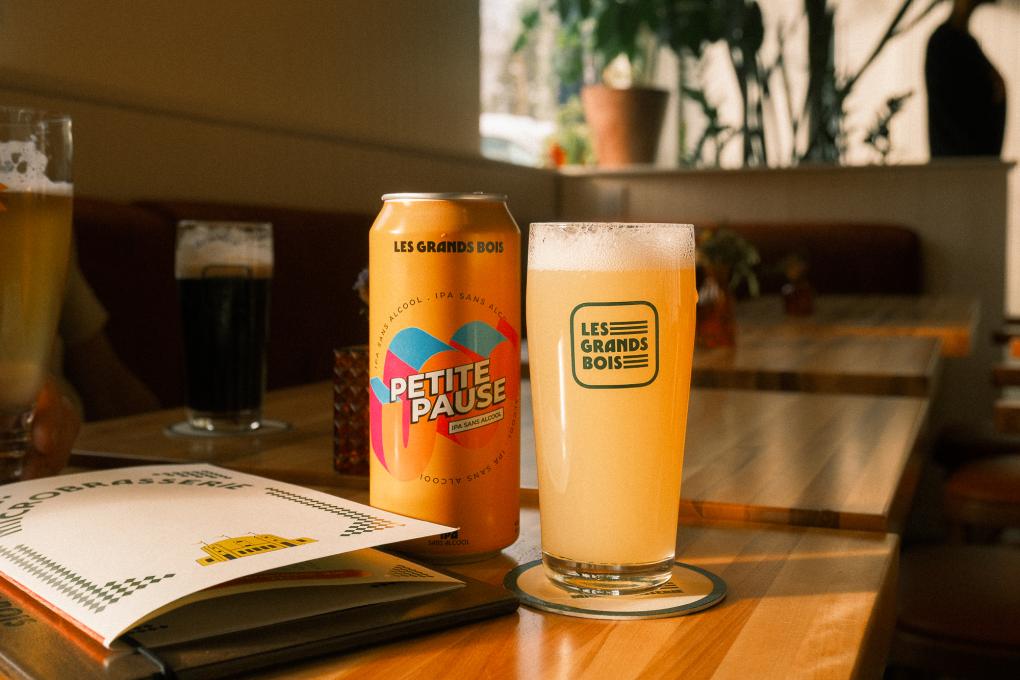 Microbrasserie Les Grands Bois - Petite Pause - IPA sans alcool