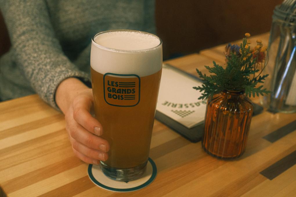 Microbrasserie Les Grands Bois- Une Cream Ale au Salon