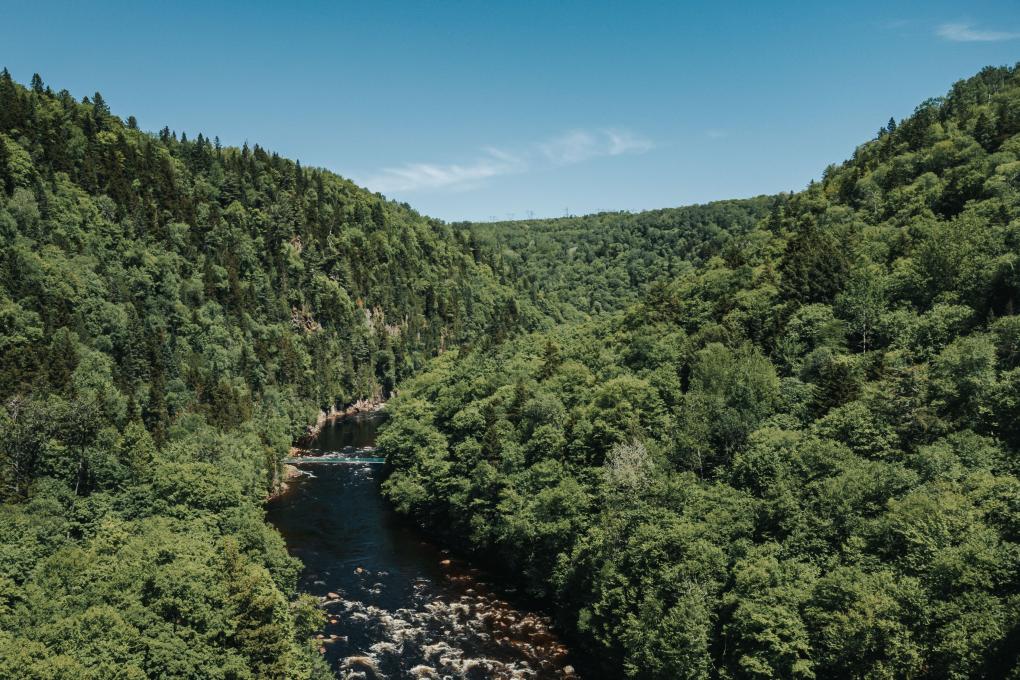 Sentier Mestachibo vue aérienne