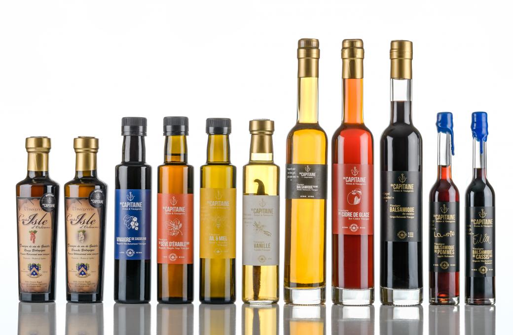 Du Capitaine Ferme & Vinaigrerie - range of vinegars