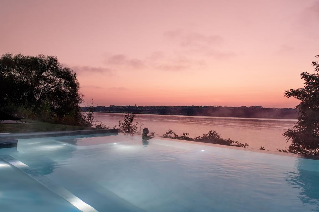 Strøm spa nordique Québec - soirée