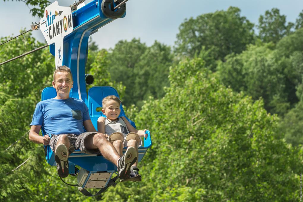 Air Canyon Expérience ! Unique au Canada