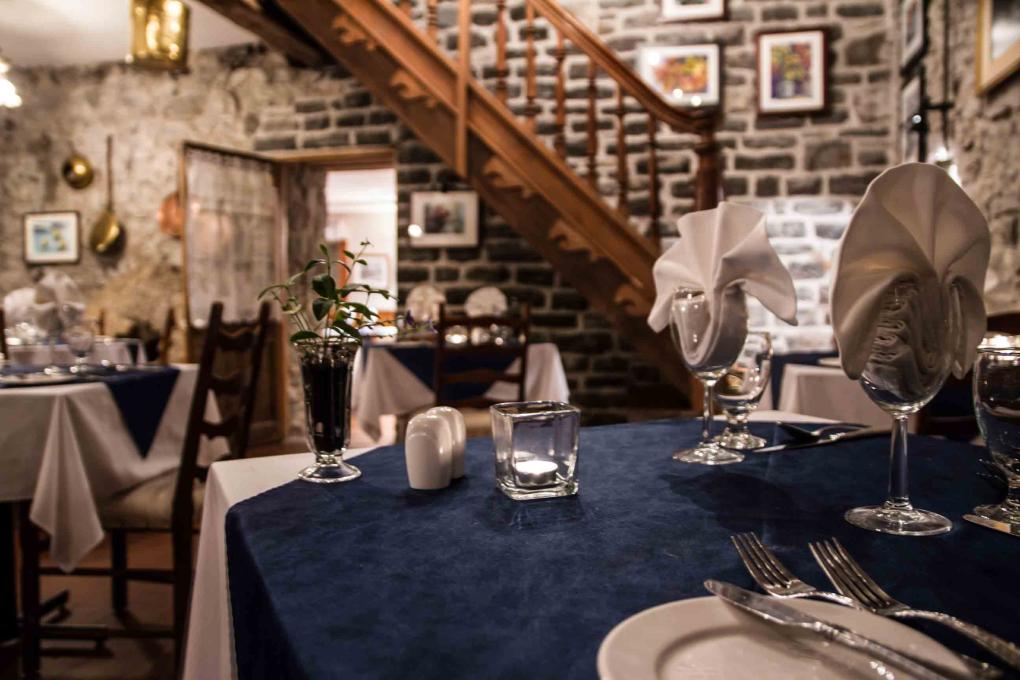 Le Moulin de St-Laurent, Restaurant - Chalets - Ambiance de la salle à manger