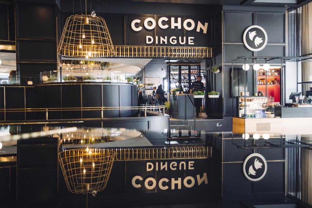 Cochon Dingue - Grande Allée - Façade intérieur du restaurant