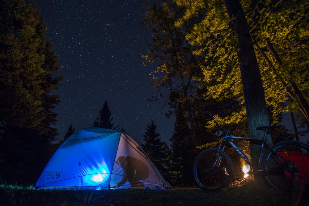 Camping Mont-Sainte-Anne - night