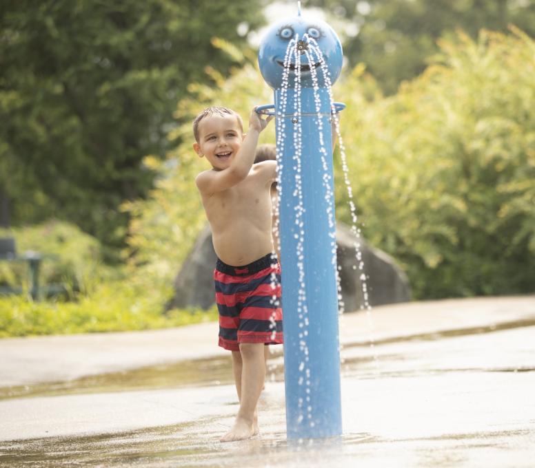 Aquarium du Québec - Jeux d'eau