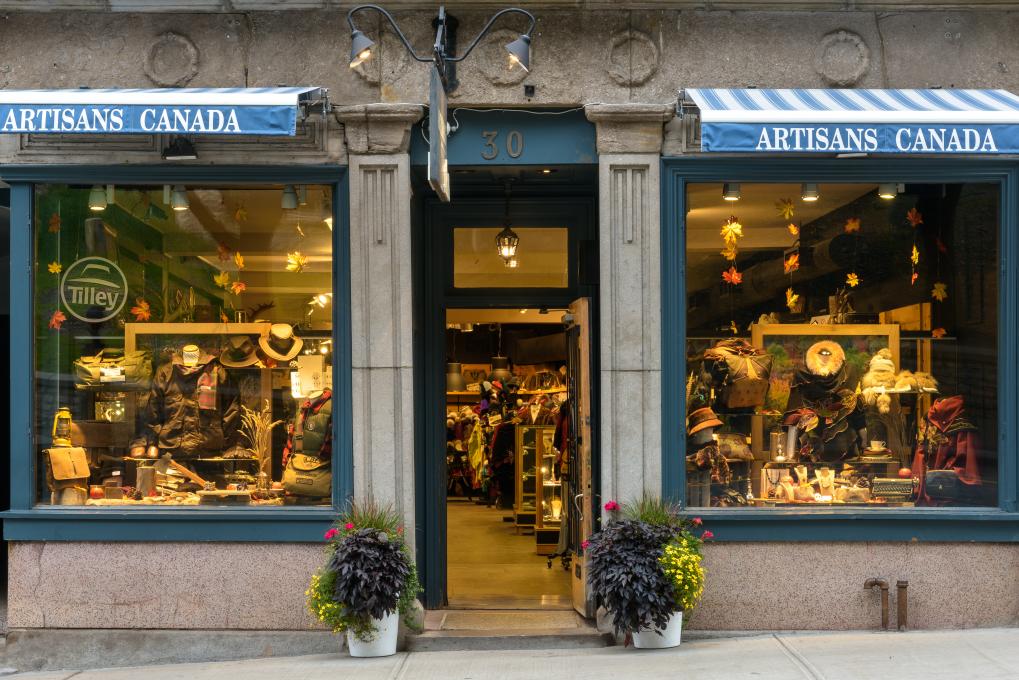 Boutique Artisans Canada - façade