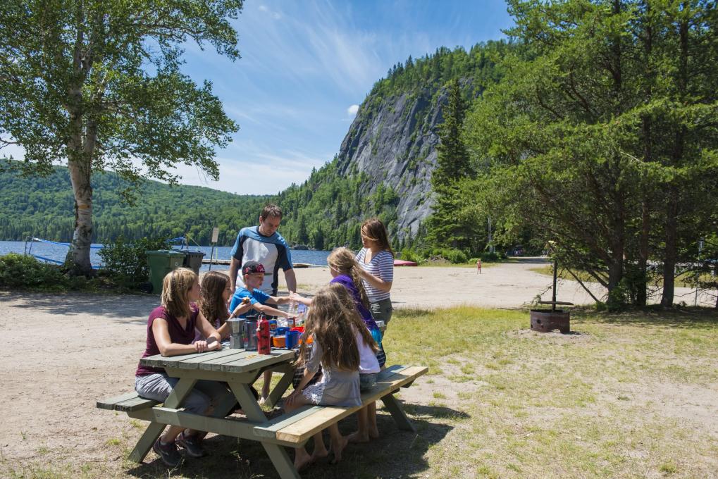 Camping Bellevue - Réserve faunique de Portneuf - family picnic