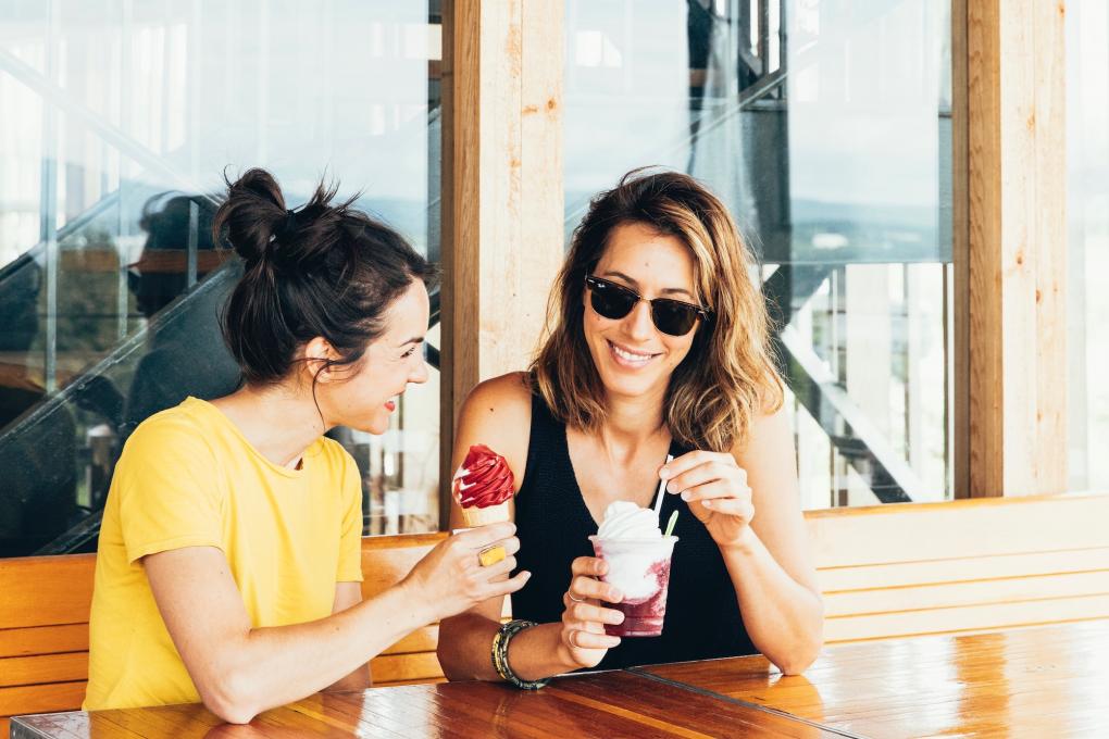 Cassis Monna & filles - Dégustation de crème glacée