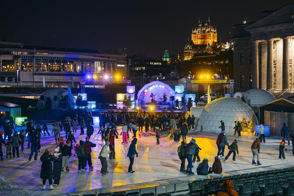 Discoglace du Port de Québec-vue d'ensemble