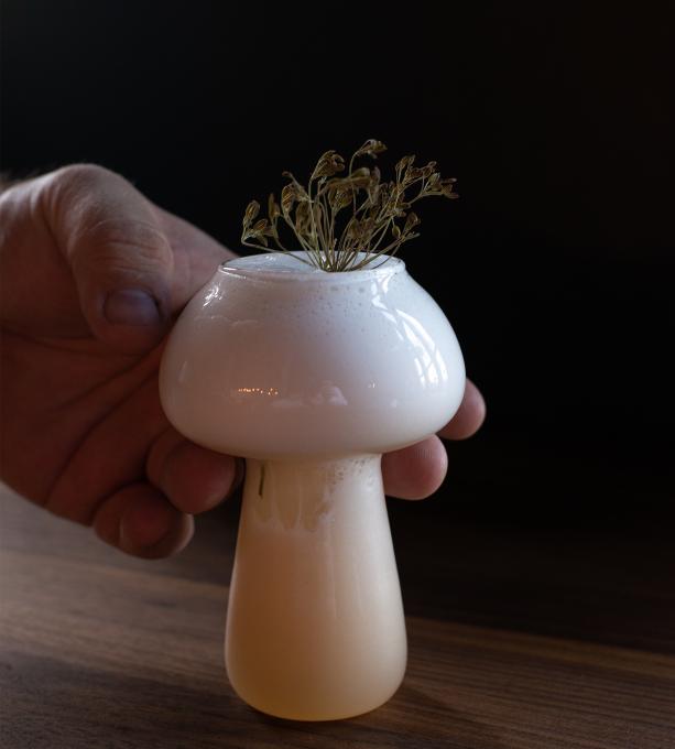 Légende par La Tanière - Mushroom shaped cocktail