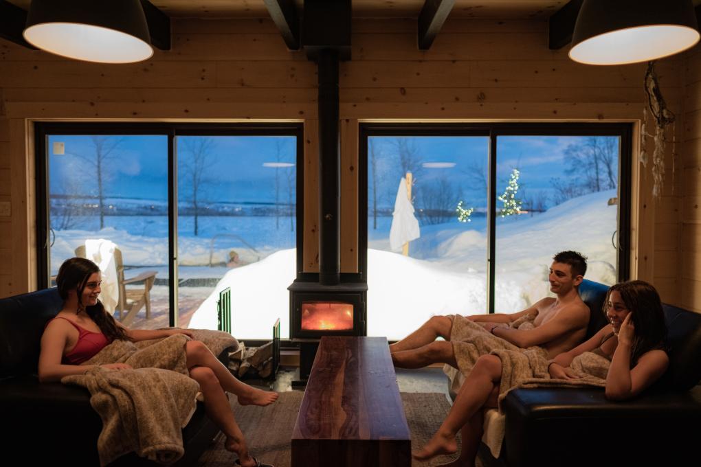 Spa des neiges - semi-private relaxation area