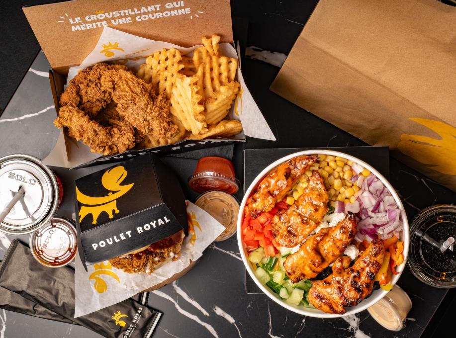 Poulet Royal - Bol/Bowl/Poulet/Chicken/Frites/Fries/Poulet frit/Fried chicken