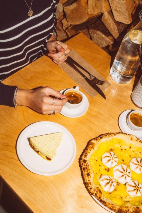 Nina Pizza Napolitaine - Pizza dessert au citron, espresso