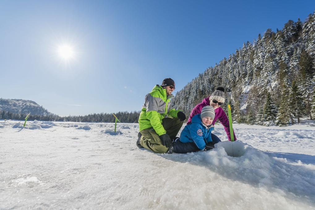Réserve faunique de Portneuf - Pêche blanche