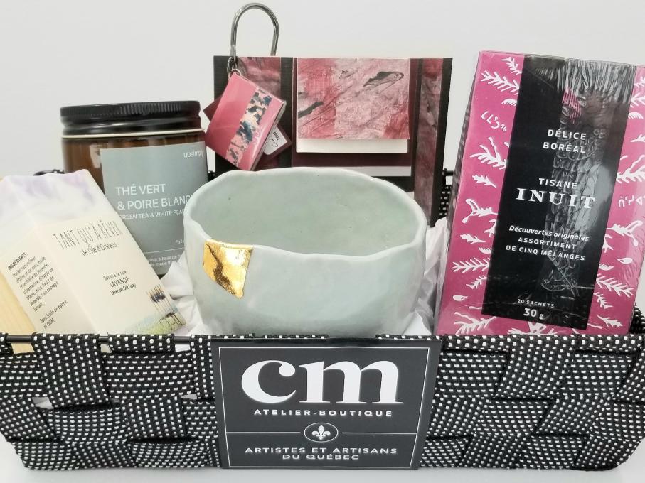 Christine Mercier atelier-boutique - Québec products gift basket