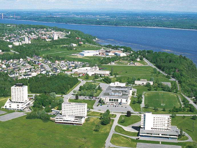 Campus Notre-Dame-de-Foy - service des congrès - aerial view