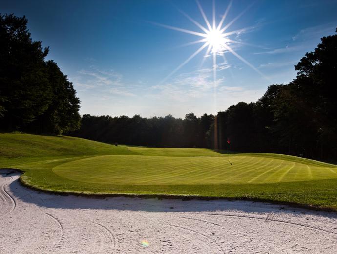 Golf Le Grand Vallon - trappe de sable sur terrain de golf