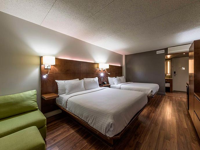Hôtel & Suites Normandin Québec - Room 2 Queen beds