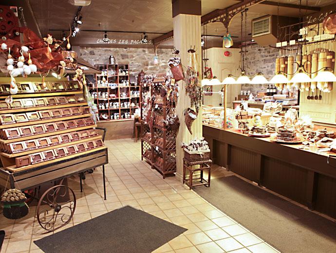 La Fudgerie - La boutique Quartier Petit Champlain - intérieur