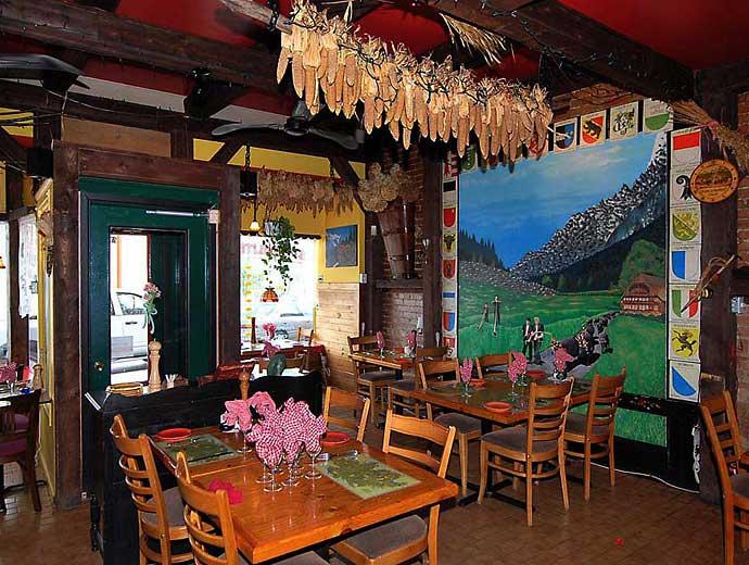 Restaurant La Grolla - décor intérieur