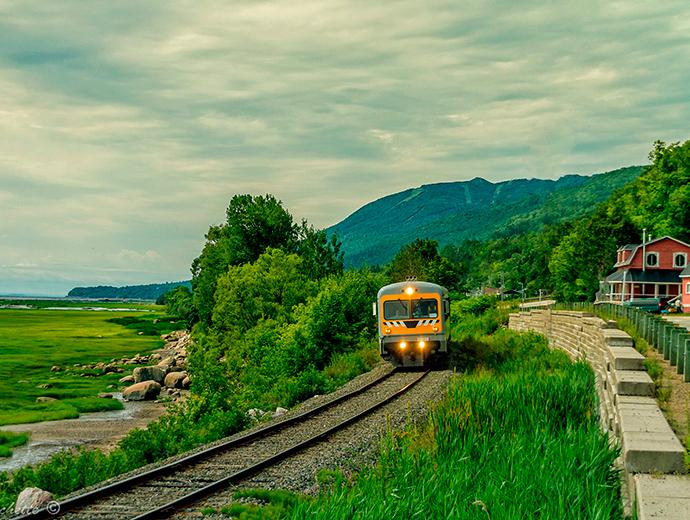 Train de Charlevoix - Magnifique paysage!