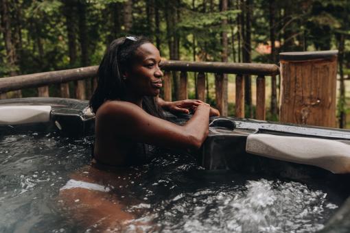 Au Chalet en Bois Rond - Chalet avec spa en forêt