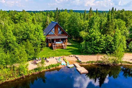 Au Chalet en Bois Rond - Chalet Le Légende pour 20 personnes