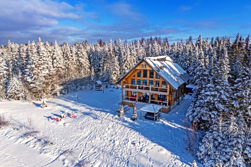 Au Chalet en Bois Rond - Séjour hivernal en chalet