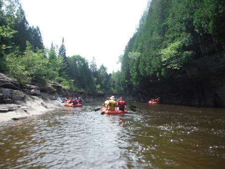 Parc naturel régional de Portneuf - radeau