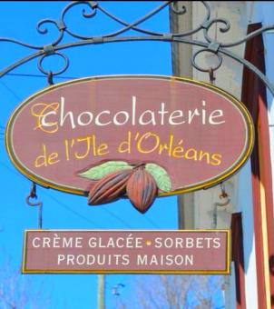 Chocolaterie de l'Île d'Orléans (Sainte-Pétronille) - Enseigne
