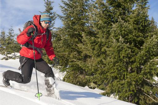 Quatre Natures - Nordic ski descent in Parc National de la Jacques-Cartier