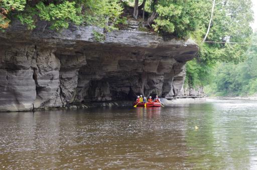 Parc naturel régional de Portneuf - radeau