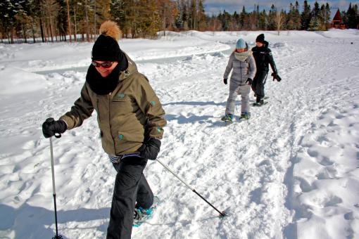 Au Chalet en Bois Rond - Balade en raquettes