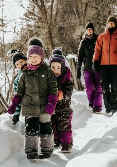 Parc naturel régional de Portneuf - Famille_secteur_des_gorges