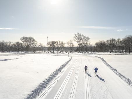 Ski de fond sur les plaines d'Abraham 2