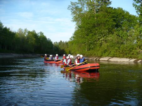 Parc naturel régional de Portneuf - radeau