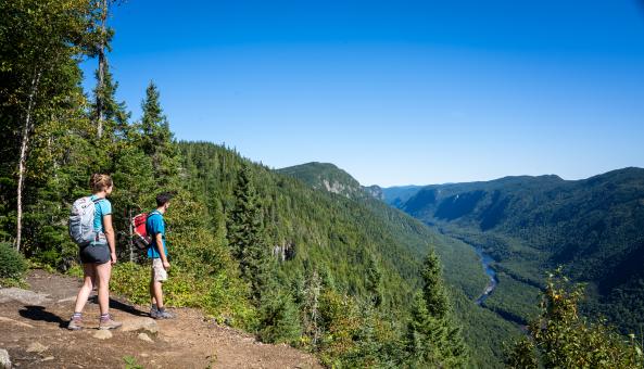 A couple hikes on the Scotora Trail in Jacques-Cartier National Park.