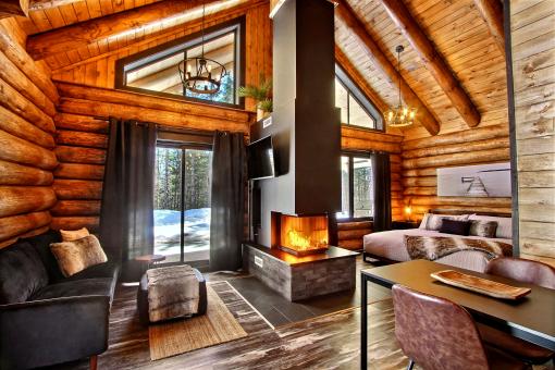 Au Chalet en Bois Rond - Chalet intime pour 2 personnes