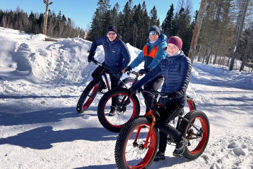 Au Chalet en Bois Rond - Fatbike hivernal