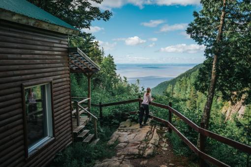 Sentier des Caps de Charlevoix - refuge été