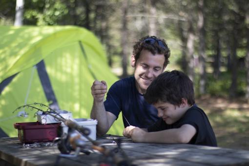 Parc national de la Jacques-Cartier - Sépaq - La pêche en camping