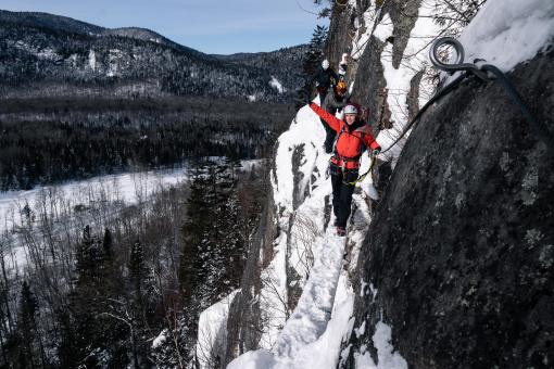 Vallée Bras-du-Nord - ViaFerrata hivernale