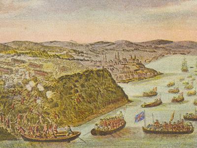 The Battle of the Plains of Abraham, from a Sketch made on the 13th Sep., 1759, By Capt Hervey, A.D.C. to General Wolfe