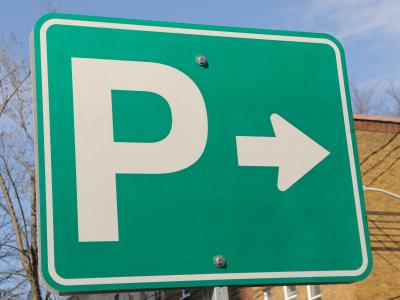 Panneau stationnement parking ville de Québec