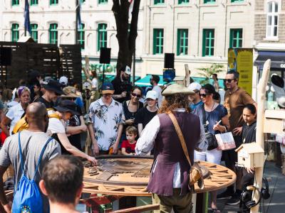 Foules aux Fêtes de la Nouvelle-France