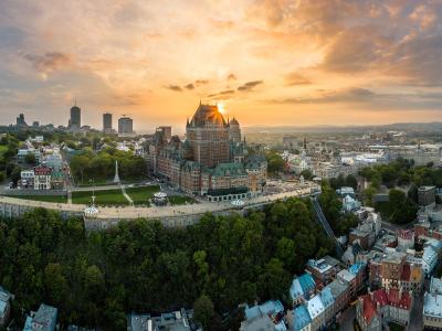 Vue sur la Haute-Ville et la Basse-Ville de Québec