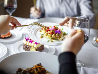 Menu St-Valentin du Château Frontenac