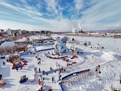 Vue sur le site Gougoune et doudoune